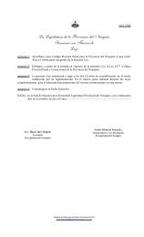 LEY 2784 - Legislatura de la Provincia del Neuquén