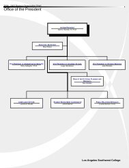 Division Org Chart - Los Angeles Southwest College