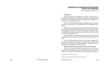 IMPORTANCIA Y ACTUALIDAD DE LA CAPACITACIÓN JUDICIAL ...