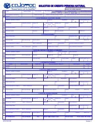 Formulario Solicitud de CrÃ©dito - Cajamag