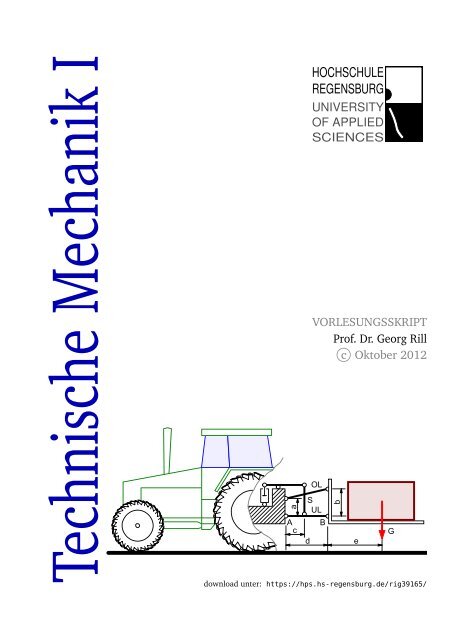 Technische Mechanik I - Homepages - Hochschule Regensburg