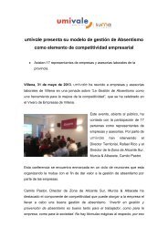 umivale presenta su modelo de gestiÃ³n de Absentismo como ...