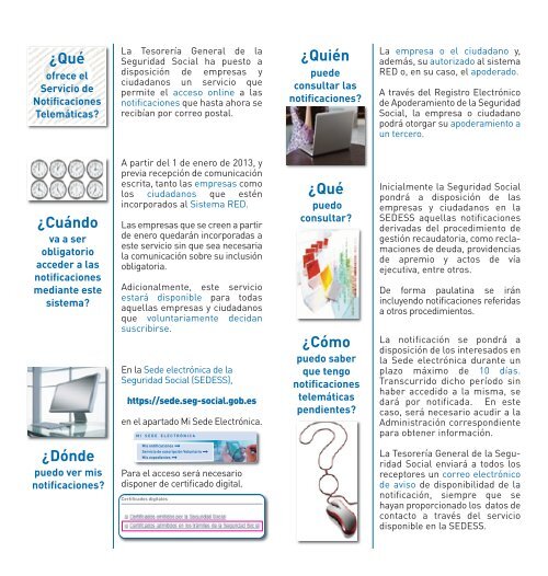 A partir del 1 de enero de 2013 las comunicaciones de la ... - Umivale