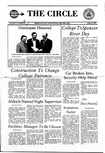 Vol. 17 No. 8, April 8, 1976 - Marist College