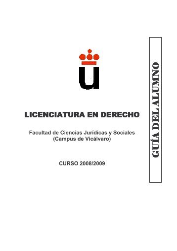 Licenciatura en Derecho. - FCJS - Universidad Rey Juan Carlos