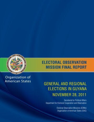 general and regional elections in guyana electoral observation ...