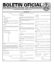 DECRETOS - Gobierno Municipal del Partido de Pinamar