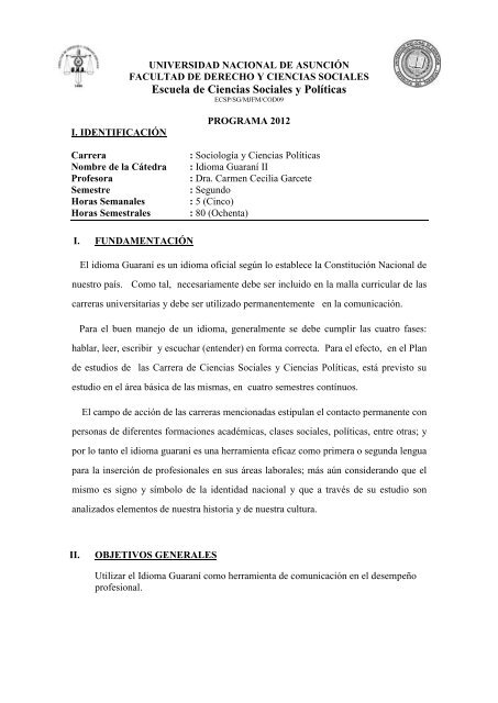 Trabajo de Monografía - Guaraní, PDF