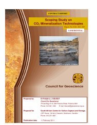 Scoping Study on CO2 Mineralization Technologies - South African ...