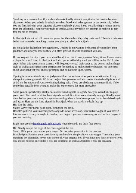 Some useful betting rules to learn