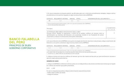 Memoria Anual - Banco Falabella