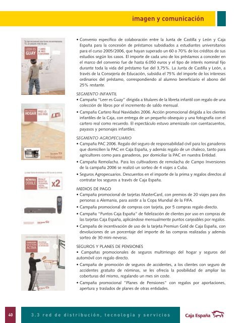 Informe y cuentas anuales 2006 - Caja EspaÃ±a-Duero