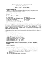 June 23, 2011 Board Meeting Minutes - Phoenixville Area School ...