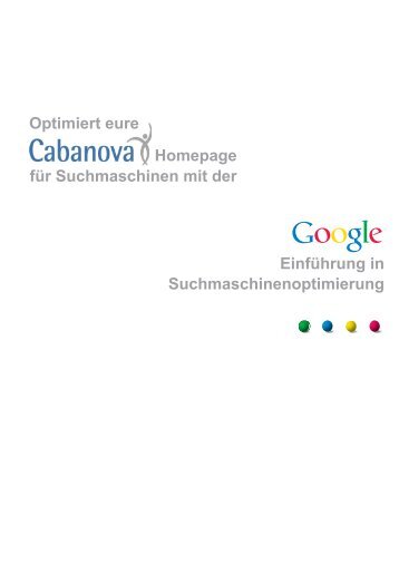 Google SEO Leitfaden - Cabanova