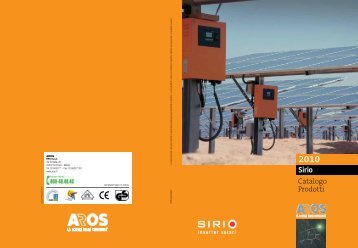 Sirio Inverter solari - impianto fotovoltaico