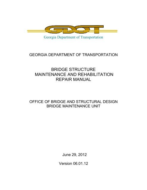 Gdot Design Policy Manual