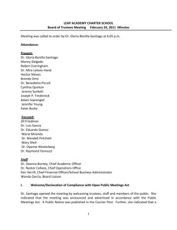 Board Minutes 02-24-11.pdf - LEAP Academy University Charter ...