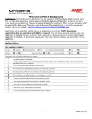 Application Part 2 - AARP WorkSearch