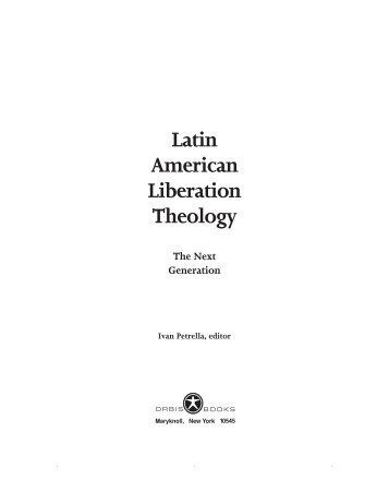 Latin American Liberation Theology - Orbis Books