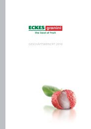 GESCHÄFTSBERICHT 2010 - Eckes-Granini Deutschland GmbH