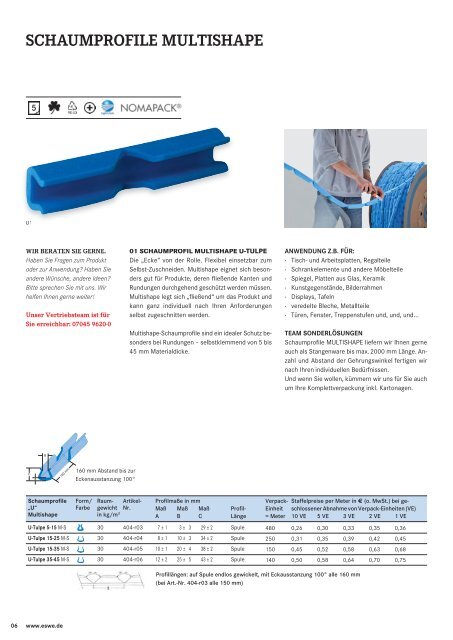 schaumprofil - eswe versandpack gmbh