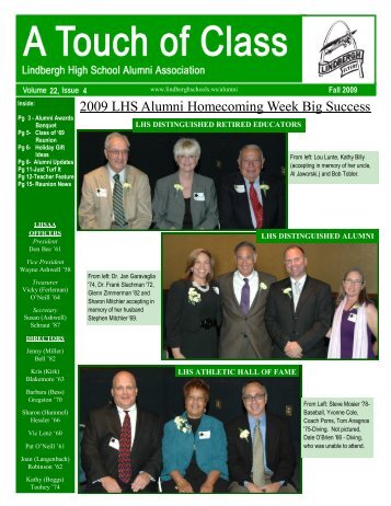 2009 LHS Alumni Homecoming Week Big Success - Lindbergh ...