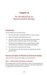 Chapter 8 An Introduction to Questionnaire Design - B2B International