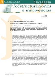 1. RESOLUCIONES JUDICIALES COMENTADAS - Garrigues