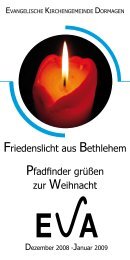 im Schümmer-Hof - Evangelische Kirchengemeinde Dormagen