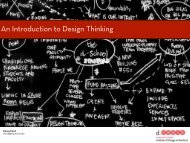 An Introduction to Design Thinking - Intranet EBC