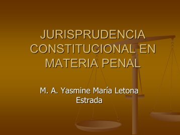 Jurisprudencia Constitucional en Materia Penal - Corte de ...