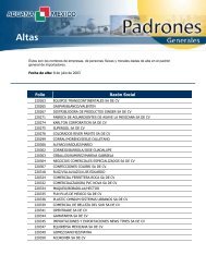 Altas - Aduana México