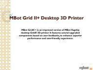 MBot Grid II+ Desktop 3D Printer