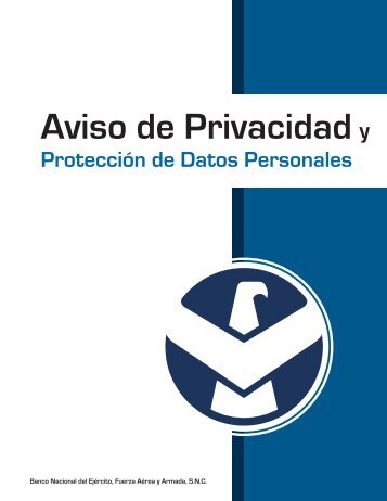 Aviso de Privacidad y Protección de Datos Personales - Banjercito