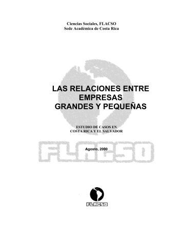 las relaciones entre empresas grandes y pequeÃ±as - Oit