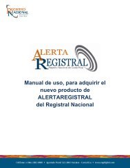 Manual de alerta registral.pdf - Registro Nacional