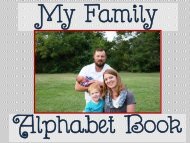 My Family Alphabet Book