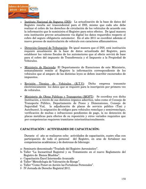 informe registro 201.. - Registro Nacional