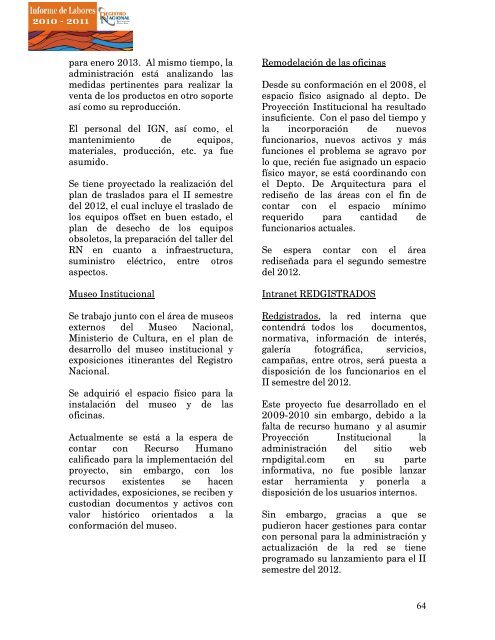 informe registro 201.. - Registro Nacional