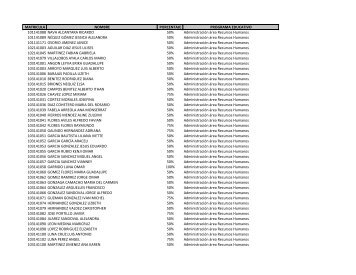 Programa de Estimulos al DesempeÃ±o Academico 2012-2