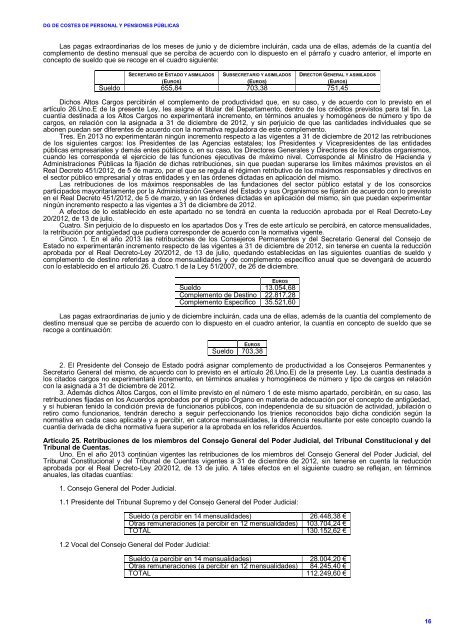 Ley 17/2012 - Clases Pasivas - Ministerio de Hacienda y ...