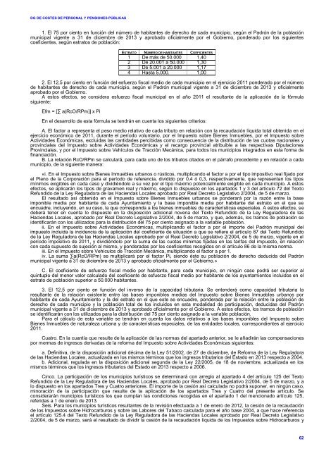 Ley 17/2012 - Clases Pasivas - Ministerio de Hacienda y ...