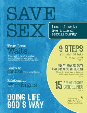 Save Sex.indd - Show Your Impact