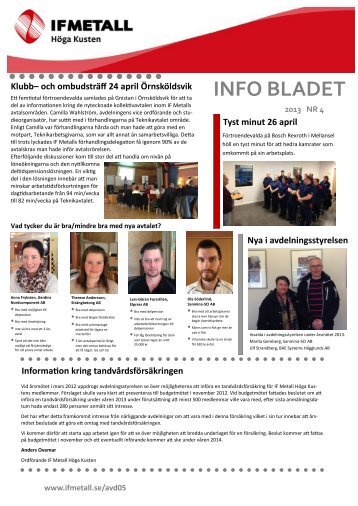 INFO Bladet nr 4 2013 - IF Metall