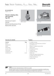 Directional spool valves type HSR(L)