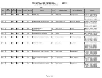 201110 PROGRAMACIÃN ACADÃMICA -