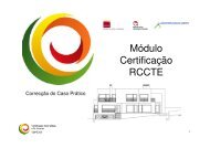 Módulo Certificação RCCTE