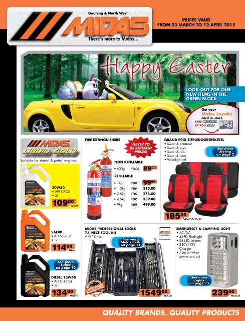 Midas Easter Promotion 2015