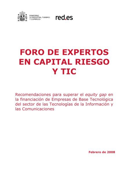 FORO DE EXPERTOS EN CAPITAL RIESGO Y TIC