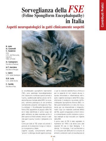 Sorveglianza della FSE - Ordiniveterinaripiemonte.it